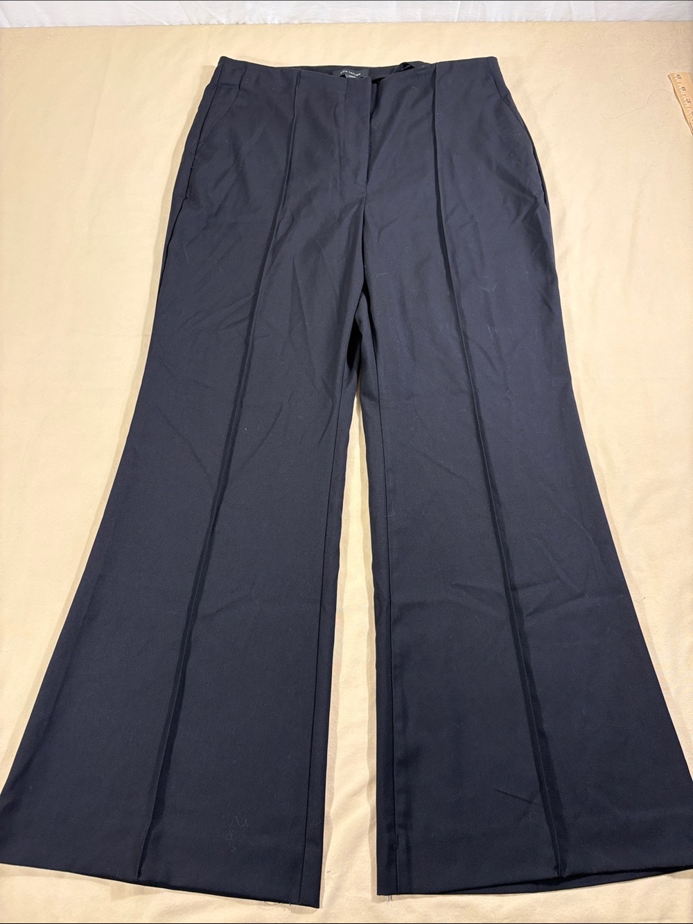 Ann Taylor NWT Black Curvy Seamed Bootcut Trouser Dress Career Pants 12P